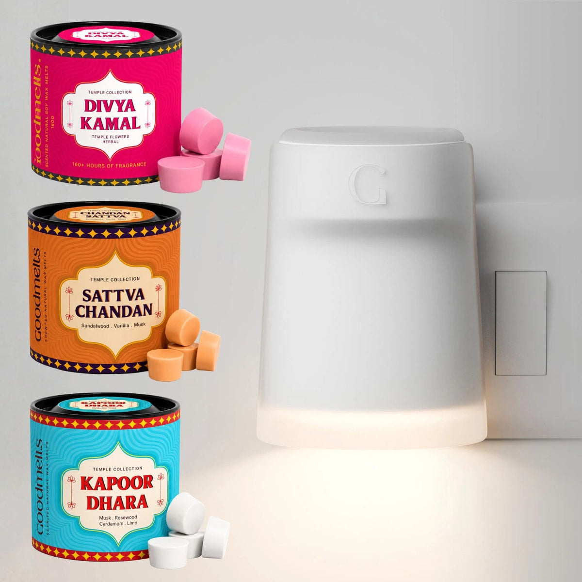 Luma Wax Melting Starter Kit - Temple Collection