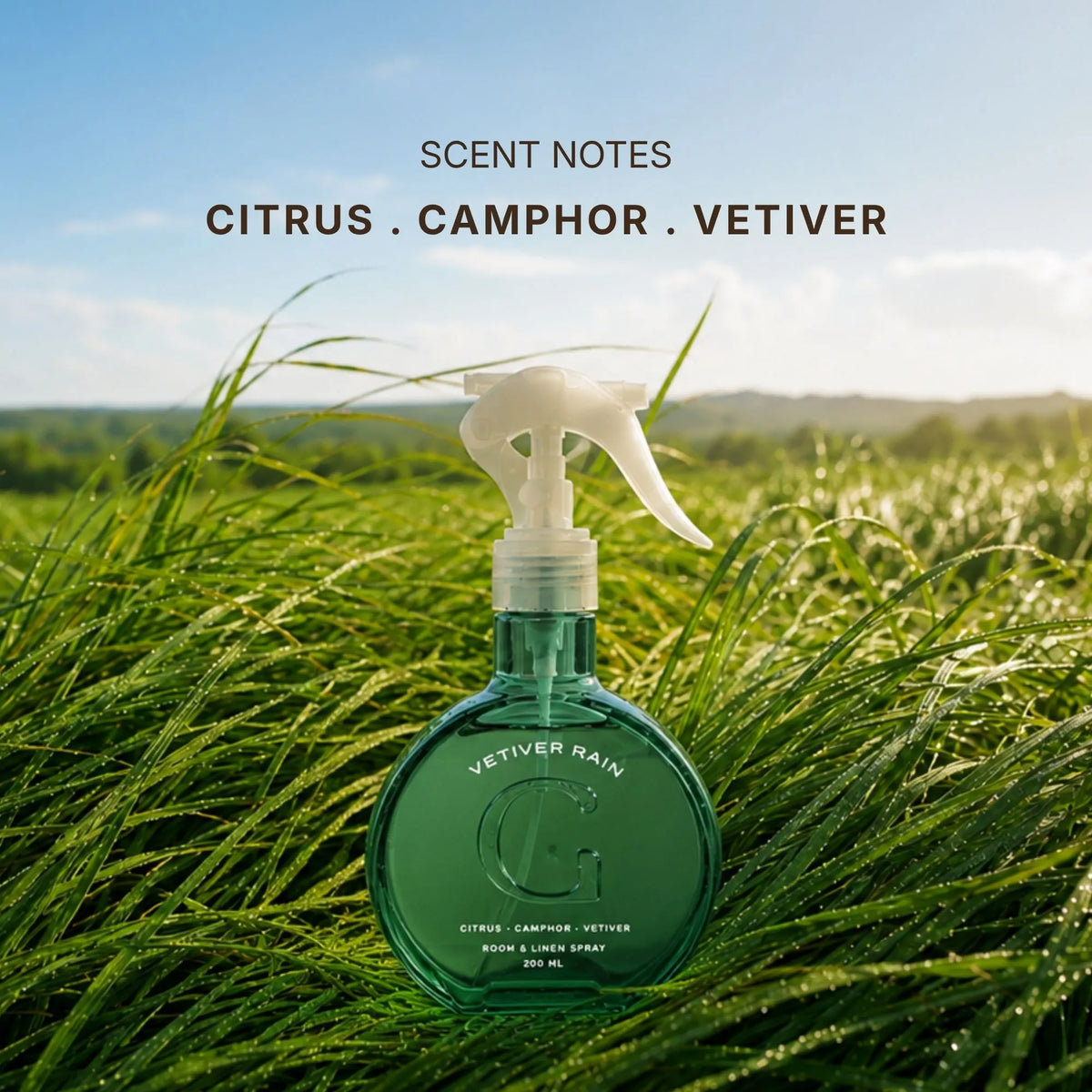 Vetiver Rain Room & Linen Spray